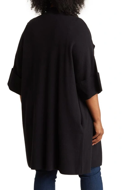 Shop By Design Chicago Open Front Cardigan In Black