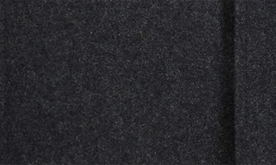 Cole Haan Melton Wool Blend Field Coat In Charcoal