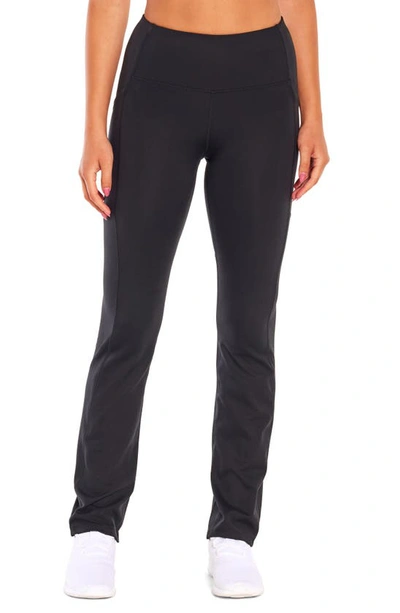 Marika Della Straight Leg Pants In Black