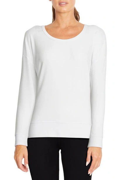 Shop Balance Collection Cammy Crisscross Back Pullover In White
