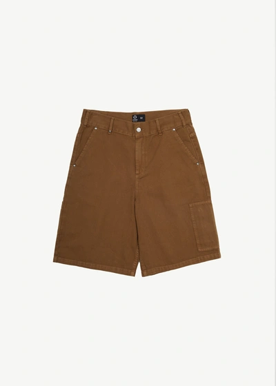 Shop Afends Recycled Carpenter Shorts In Brown