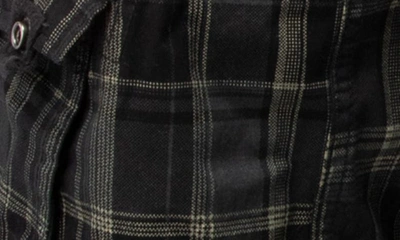 X-ray Belted Cargo Shorts In Plaid Black