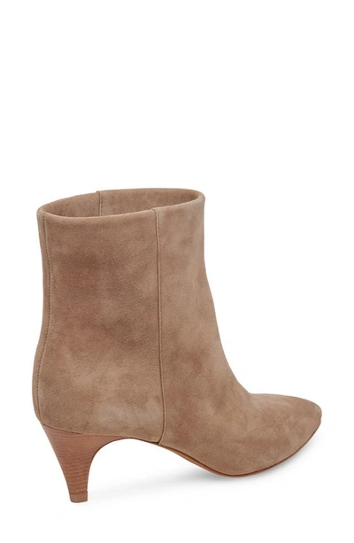 Shop Dolce Vita Dee Pointed Toe Bootie In Truffle Suede