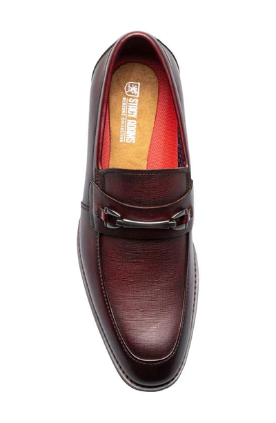 Shop Stacy Adams Kaylor Loafer In Burgundy