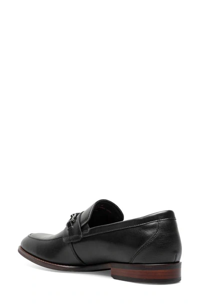 Stacy Adams Kaylor Mens Leather Textured Loafers In Black