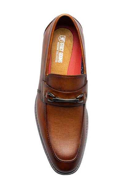 Stacy Adams Men's Kaylor Bit Dress Loafer Men's Shoes In Cognac