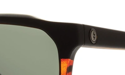 Shop Electric Encelia 62mm Polarized Oversize Sunglasses In Darkside Tort/ Grey Polar