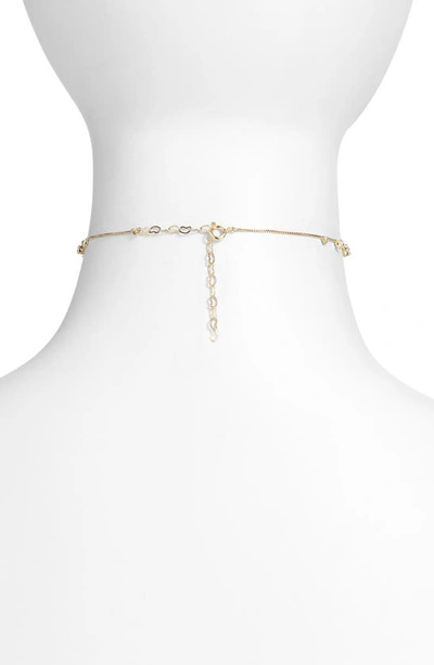 Child Of Wild Crystal Dust Cubic Zirconia Choker Necklace In Gold