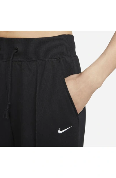 Shop Nike Sportswear Essential High Waist Wide Leg Pants In Black/ White