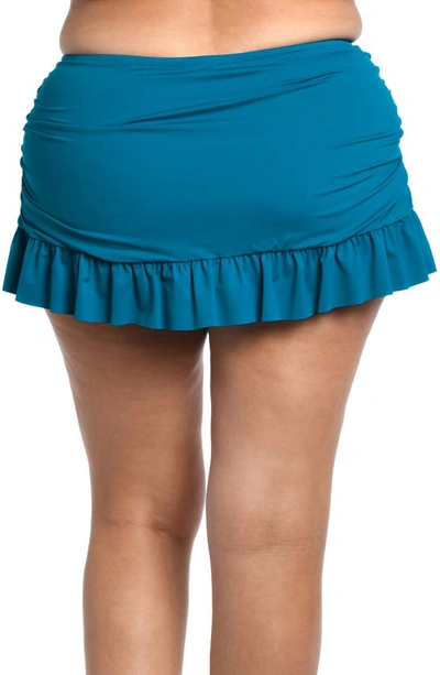 La Blanca Island Goddess Skirted Bikini Bottoms In Ocean
