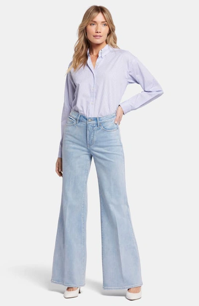 Shop Nydj Mia Palazzo High Waist Flare Jeans In Westminster