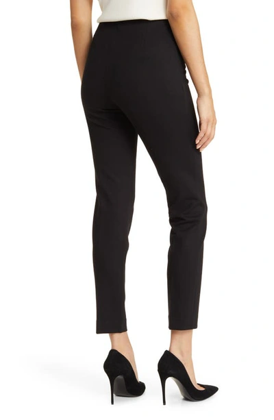 Anne Klein Slim Fit Ankle Pants In Anne Black