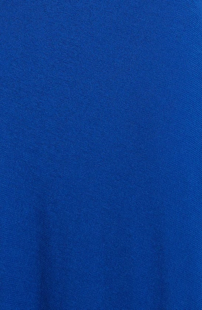 Shop Tom Ford Twist Detail One Shoulder Crepe Jersey Gown In Cobalt Blue