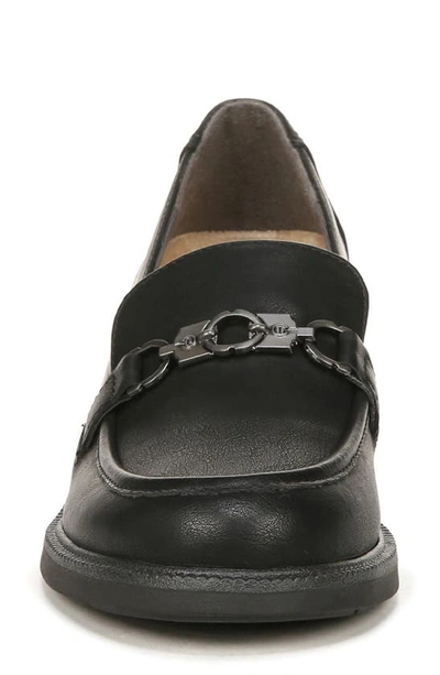 Shop Dr. Scholl's Rate Up Block Heel Bit Loafer In Black