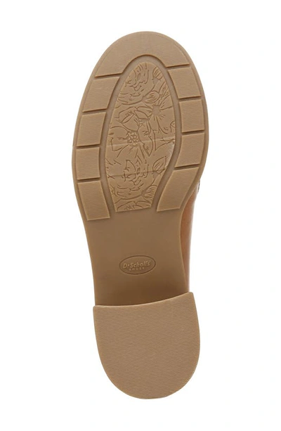 Shop Dr. Scholl's Rate Up Block Heel Bit Loafer In Brown