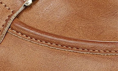Dr. Scholl's Rate Up Block Heel Bit Loafer In Brown