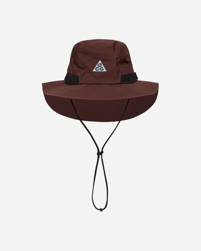 Shop Nike Acg Apex Bucket Hat Earth In Brown