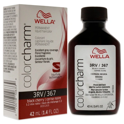 Shop Wella Color Charm Permanent Liquid Haircolor - 367 3rv Black Cherry By  For Unisex - 1.4 oz Hair Colo