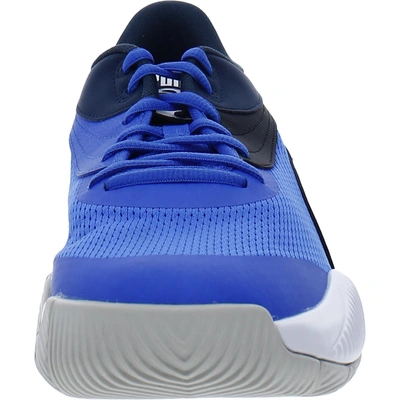 Shop Puma Triple Mens Fitness Performance Basketball Shoes In Blue