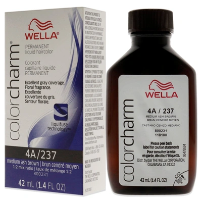 Shop Wella Color Charm Permanent Liquid Haircolor - 237 4a Medium Ash Brown By  For Unisex - 1.4 oz Hair C
