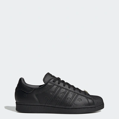 Shop Adidas Originals Men's Adidas Superstar Shoes In Black