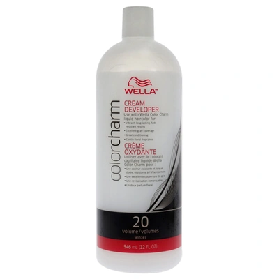 Shop Wella Color Charm 20 Volume Creme Developer By  For Unisex - 32 oz Cream In White