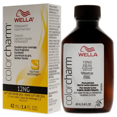 Shop Wella Color Charm Permanent Liquid Haircolor - 12ng Surf Side Blonde Plus By  For Unisex - 1.4 oz Hai In Black