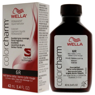 Shop Wella Color Charm Permanent Liquid Haircolor - 6r Red Terra Cotta By  For Unisex - 1.42 oz Hair Color