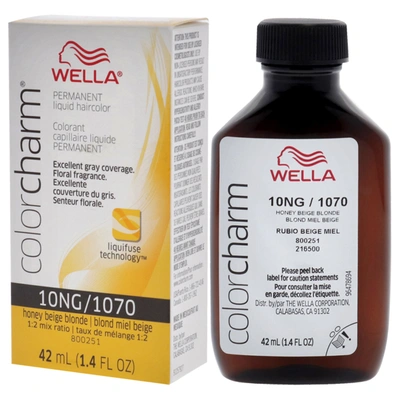 Shop Wella Color Charm Permanent Liquid Haircolor - 1070 10ng Honey Beige Blonde By  For Unisex - 1.4 oz H
