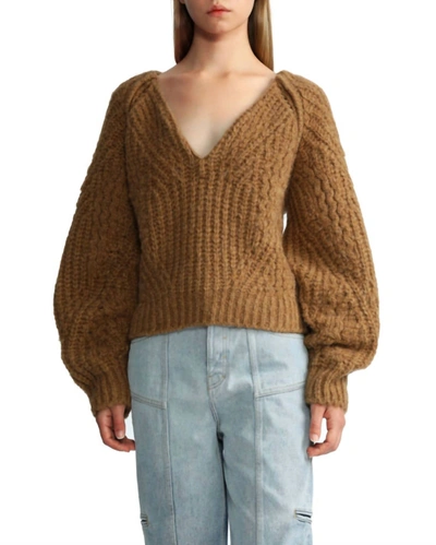 Shop Iro Idala Sweater In Camel In Brown