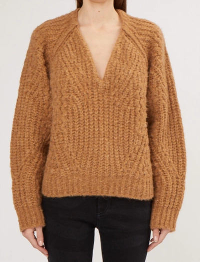 Shop Iro Idala Sweater In Camel In Brown
