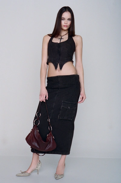 Shop Hs23 Freya Skirt In Black