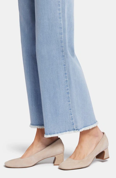 Shop Nydj Teresa High Waist Raw Hem Ankle Wide Leg Jeans In Westminster