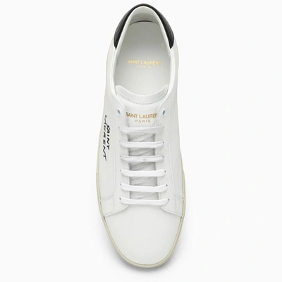 Shop Saint Laurent White Sl06 Low Sneakers Men