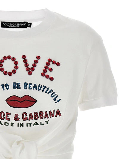 Shop Dolce & Gabbana 'carretto' T-shirt In White