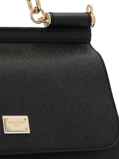 Shop Dolce & Gabbana 'sicily' Handbag In Black