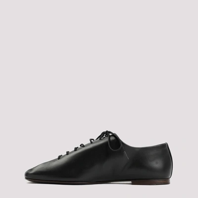 Shop Lemaire Souris Flat Classic Derbies Shoes In Black