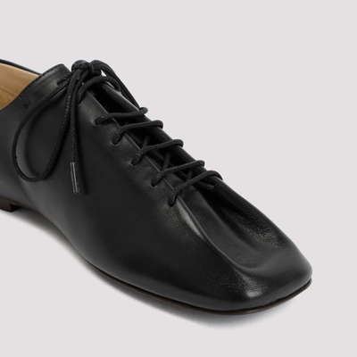 Shop Lemaire Souris Flat Classic Derbies Shoes In Black
