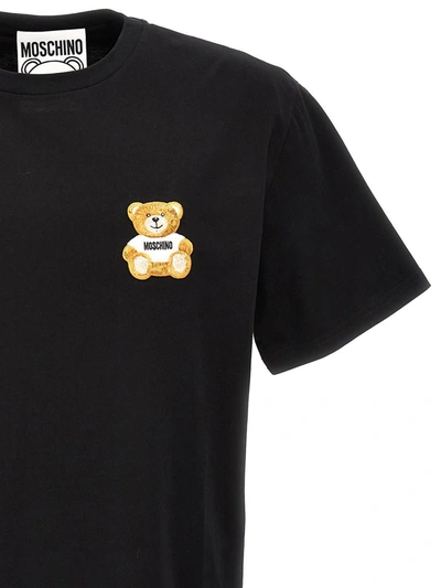 Shop Moschino 'teddy' T-shirt In Black