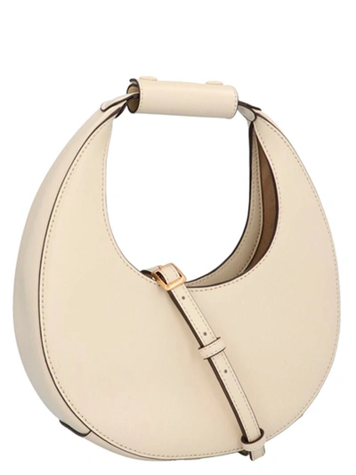 Shop Staud 'mini Moon' Handbag In White