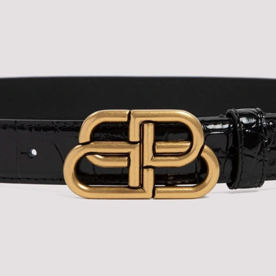 Shop Balenciaga Belt In Black