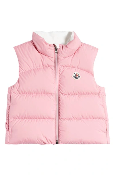 Shop Moncler Kids' Lida Quilted Down Vest In Pink