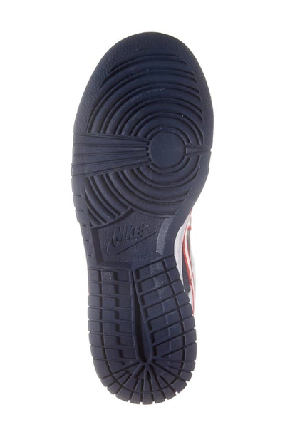 Shop Nike Dunk Low Premium Sneaker In White/ Red/ Obsidian/ Grey