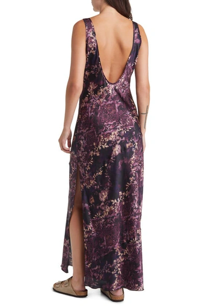 Shop Free People Worth The Wait Floral Maxi Dress In Black Combo