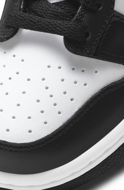 Shop Nike Kids' Dunk Low Basketball Sneaker In White/ Black