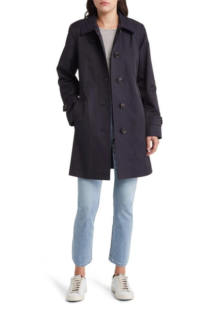 Shop Sam Edelman Trench Coat In Navy