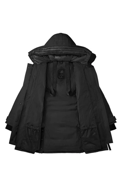 Shop Canada Goose Lorette 625 Fill Power Down Parka In Black - Noir