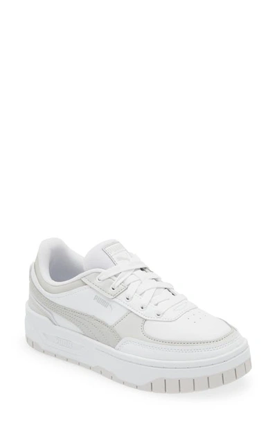 Shop Puma Cali Dream Sneaker In  White-feather Gray
