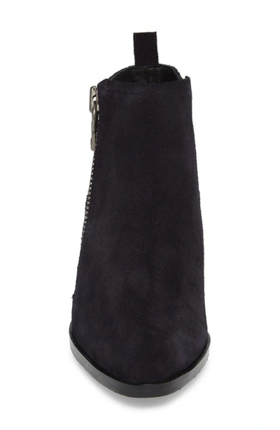 Shop Donald Pliner Dante Bootie In Navy Suede