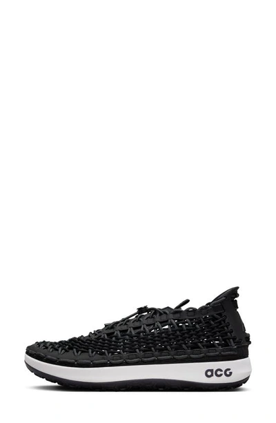 Shop Nike Gender Inclusive Acg Watercat+ Woven Sneaker In Black/ Anthracite/ Black